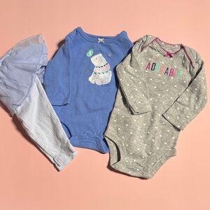 💜3/&15 Carter’s Infant Bundle (3)
